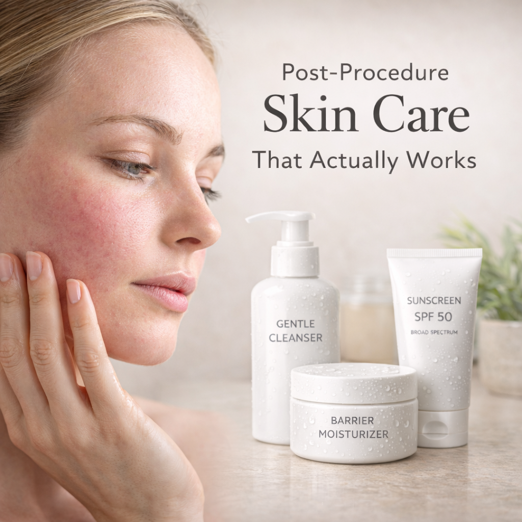 Post-Procedure Skin Care That Actually Works